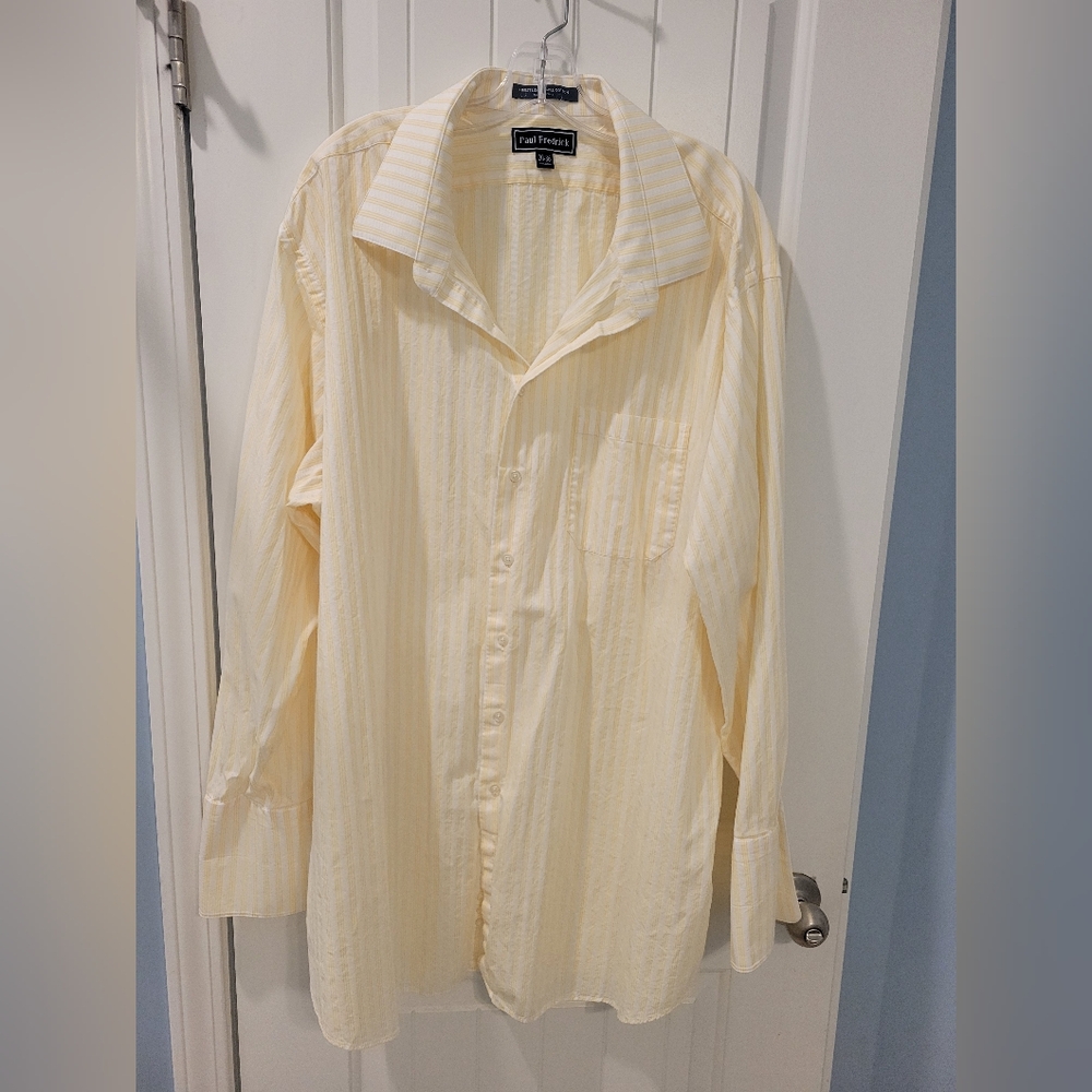 Paul Fredrick French cuff dress shirt, size 20-36